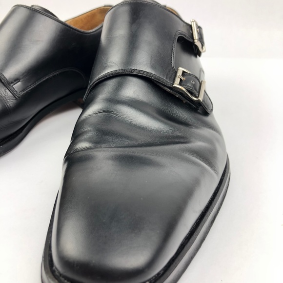 Magnanni Leather Double Monk Plain Loafer  11.5 M main image 6